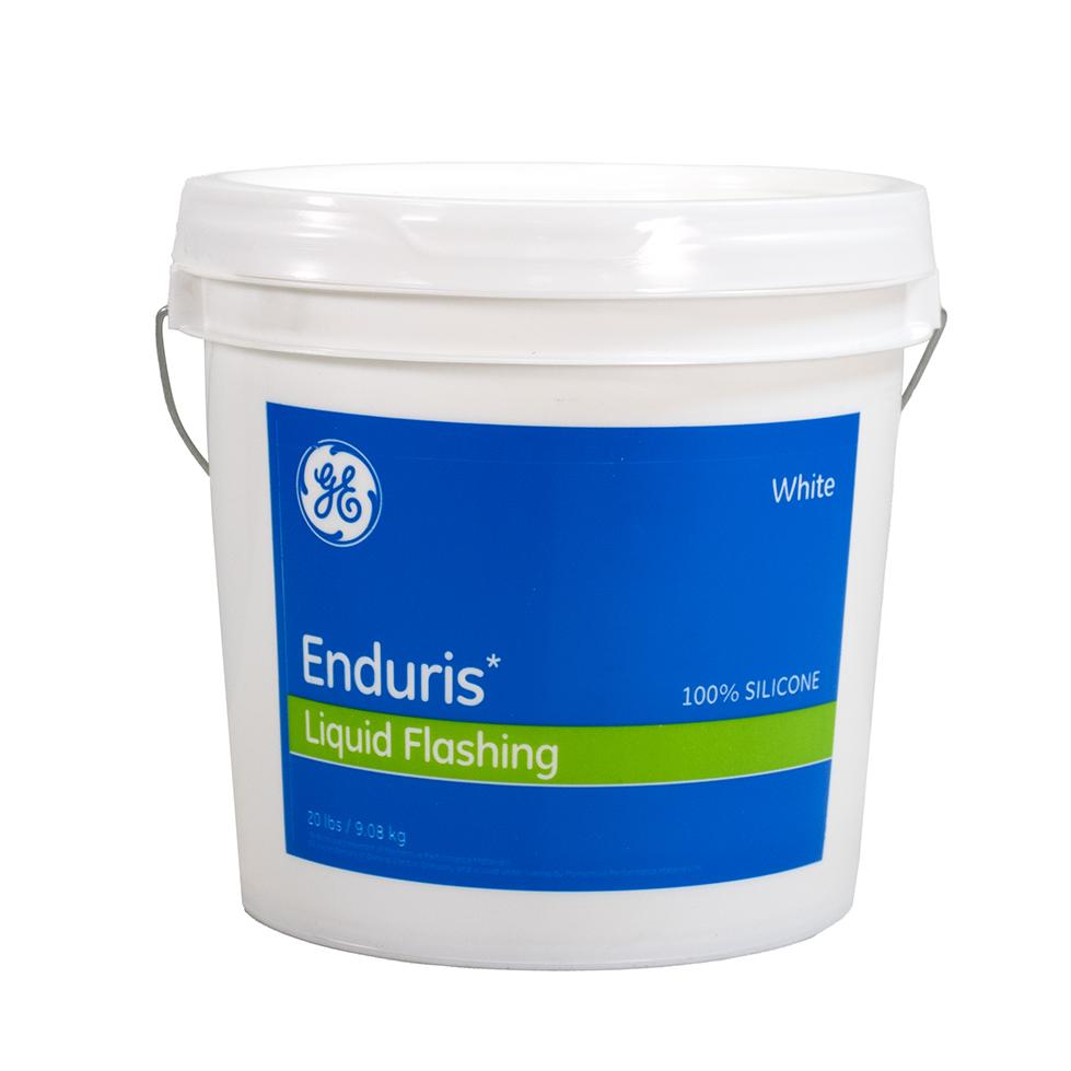 GE Enduris Liquid Flashing 2 Gallon Unit Bright White Sunshine Supply